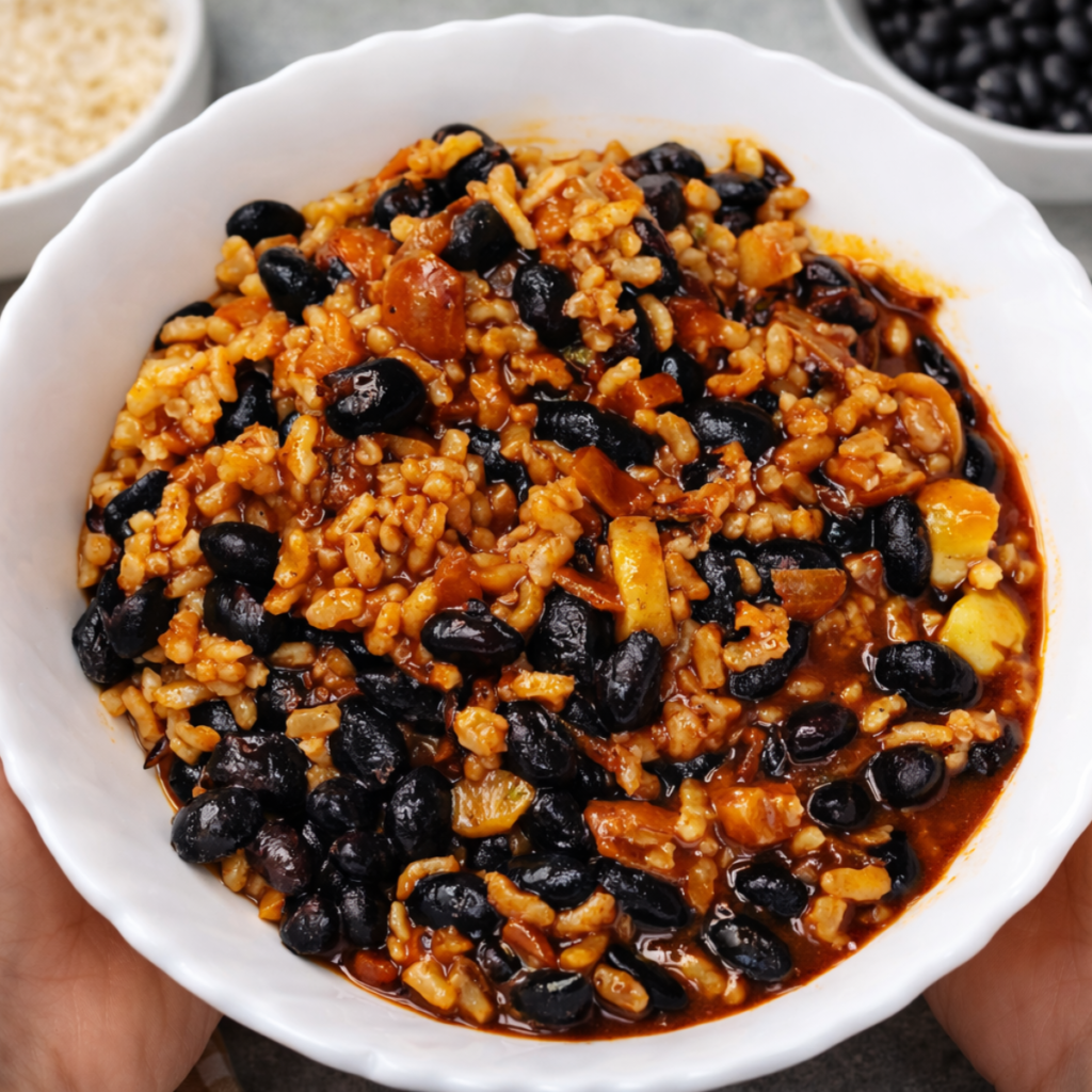 arroz con habichuelas