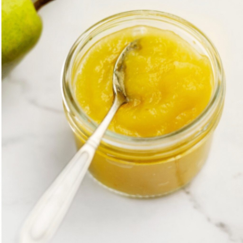 crema de limon en plato