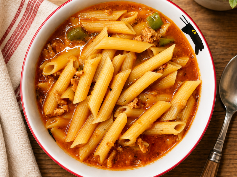 pasta stew pasta guisada