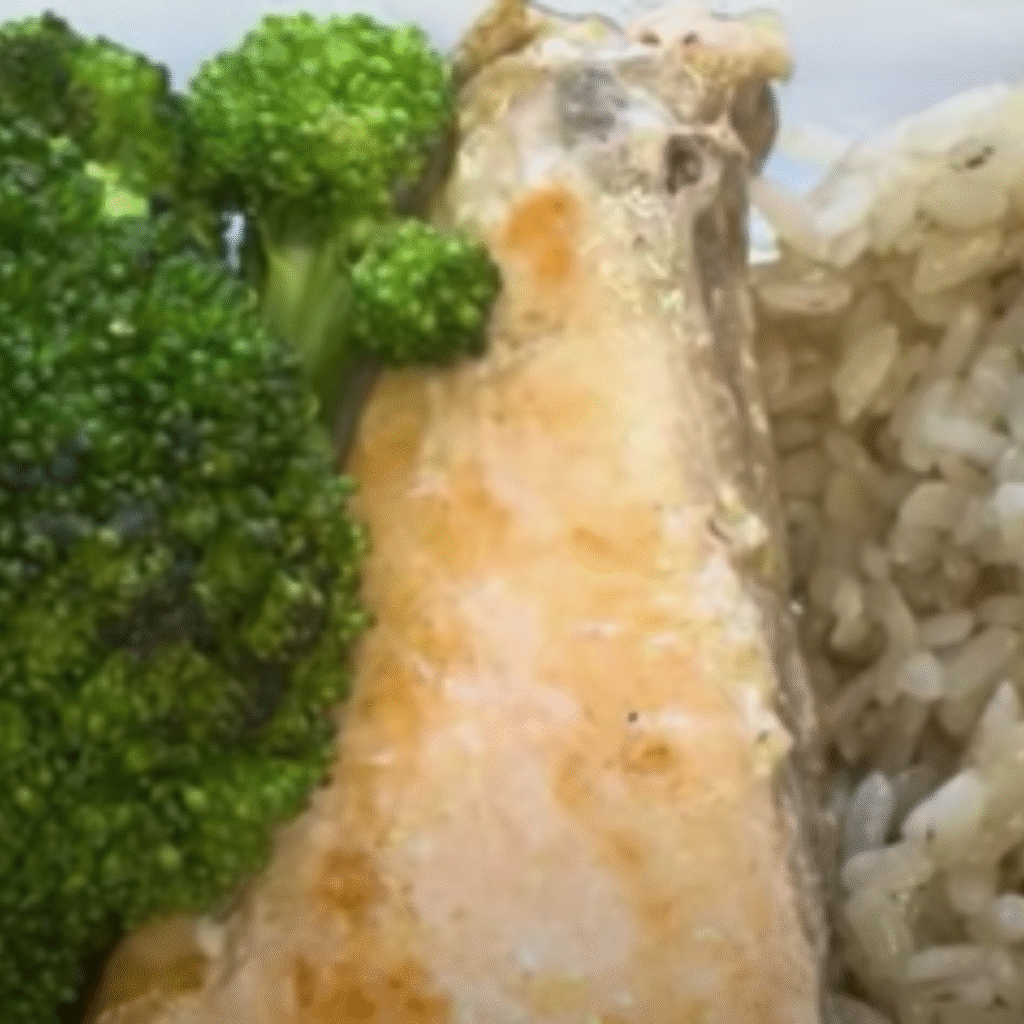 salmon brocoli