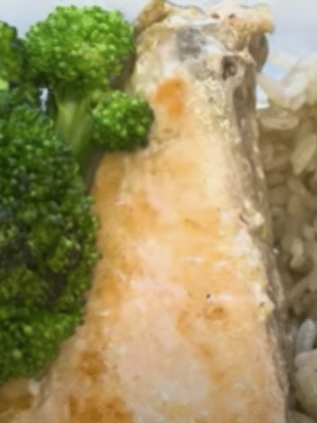 salmon brocoli
