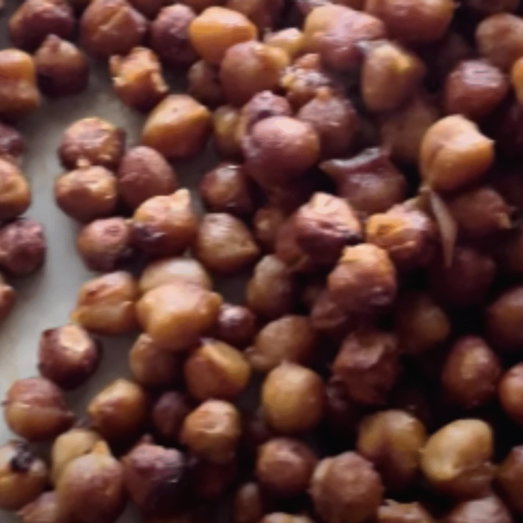garbanzos dorados y crjientes