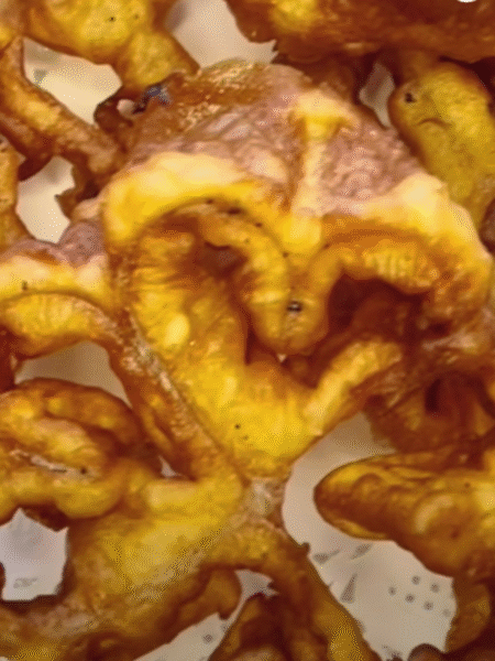 flores fritas