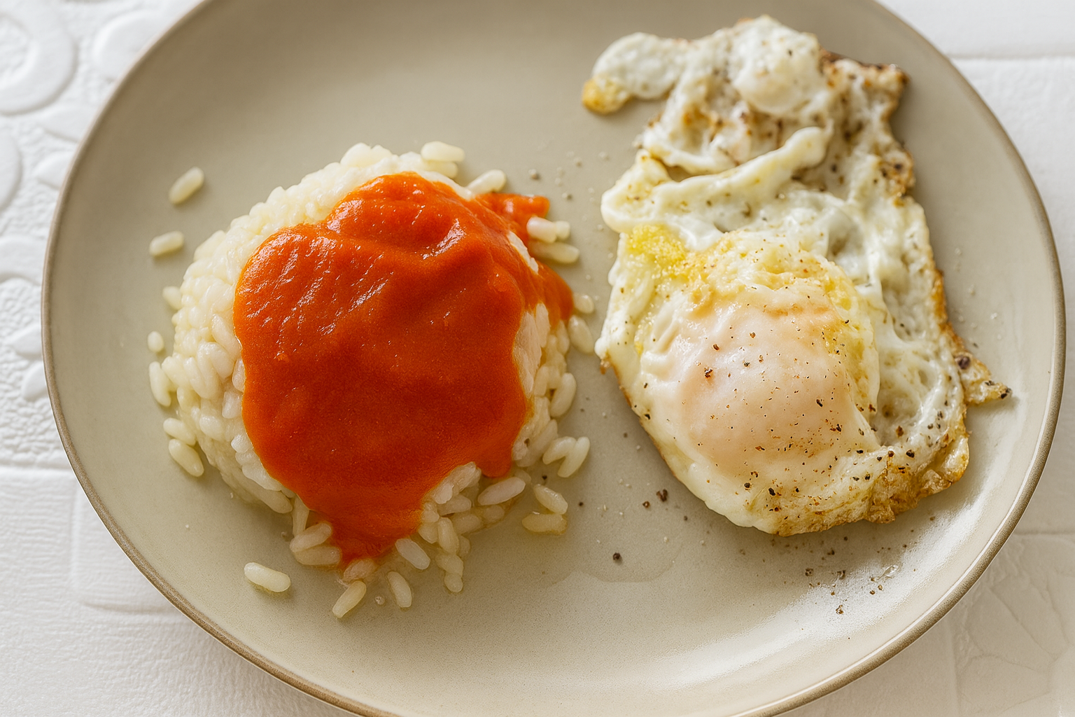 Delicioso arroz con tomate y huevo: receta fácil, sabor de hogar y mucho corazón.
