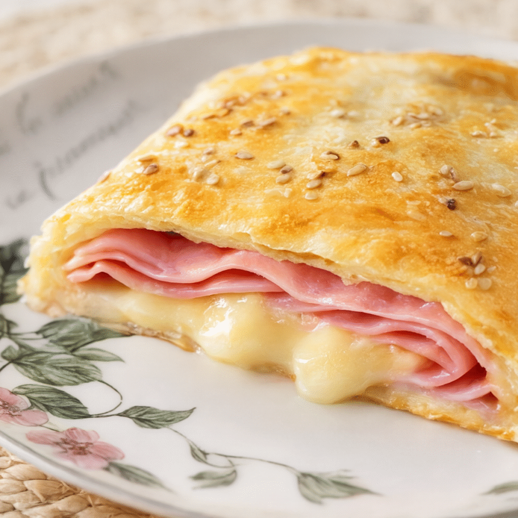 empanada de jamón york y queso