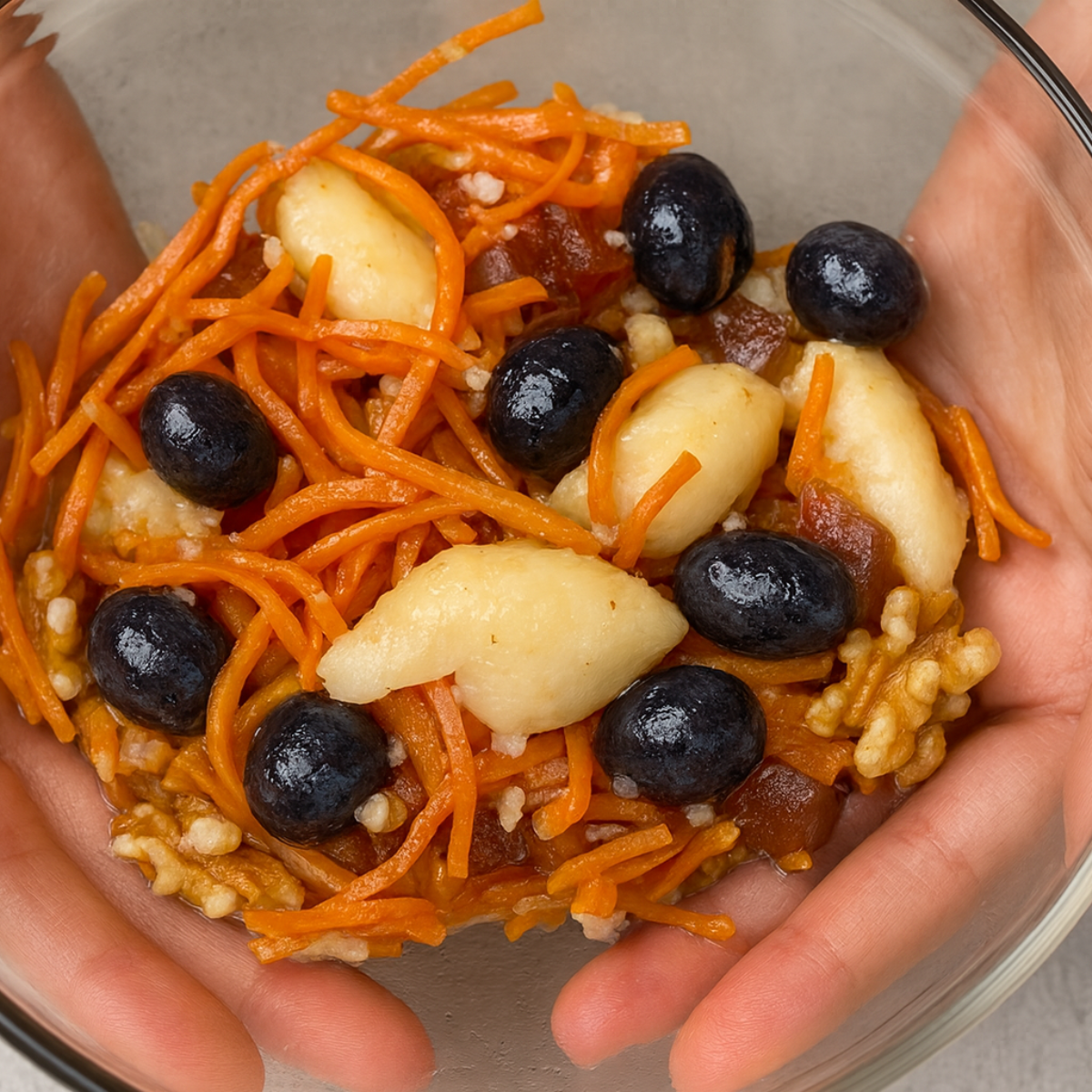 Ensalada de patata, zanahoria y remolacha: un plato sencillo con magia.