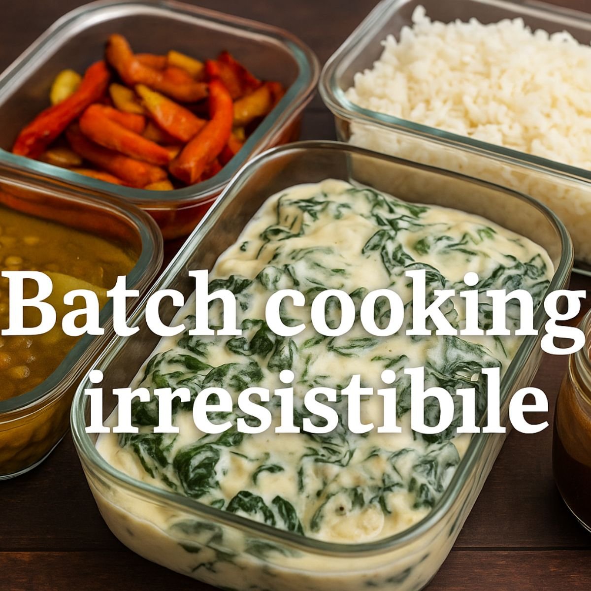 Batch cooking irresistible para una semana más ligera y deliciosa.