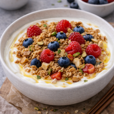 yogur con fruta