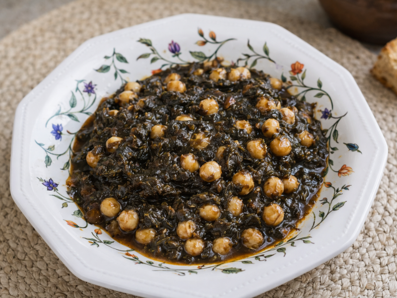 garbanzos con espinacas