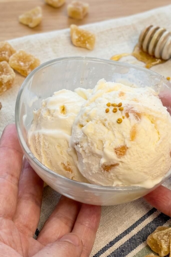 helado de sidra de manzana