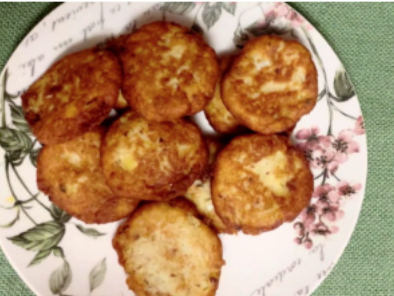 Tortitas de patata y atún