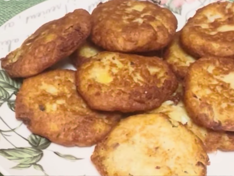 Tortitas de patata y atún