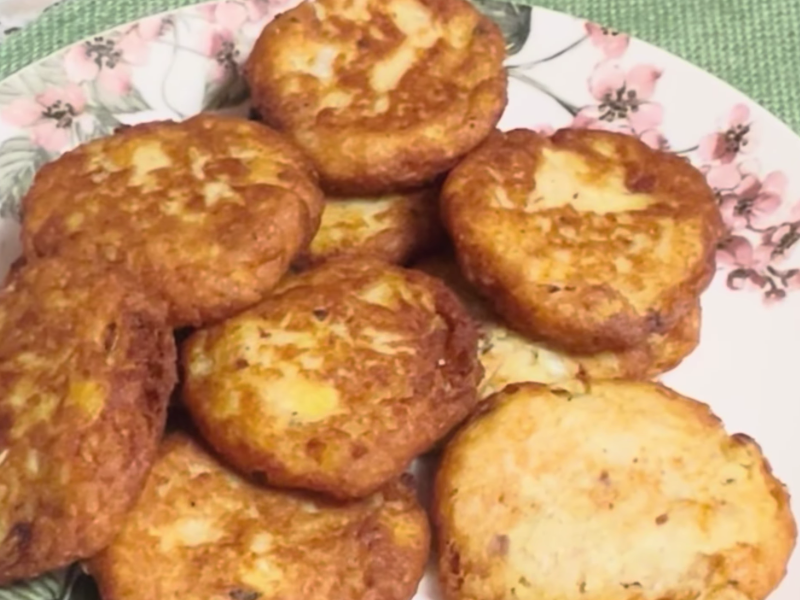 Tortitas de patata y atún