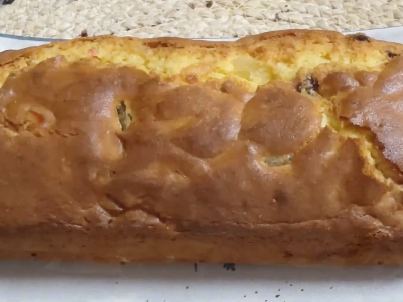 plum cake horneado