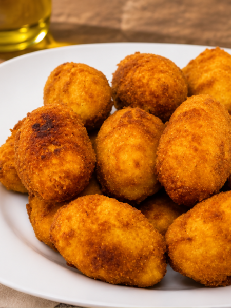 croquetas de jamón york y queso