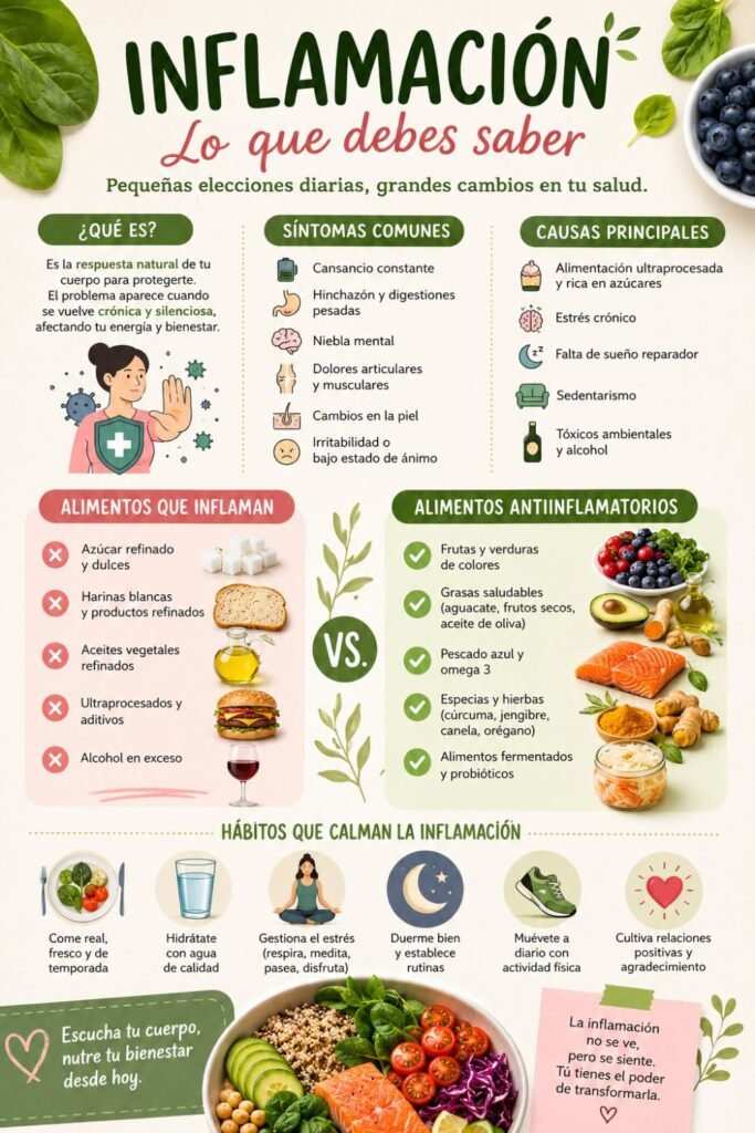 ombatir la inflamacion