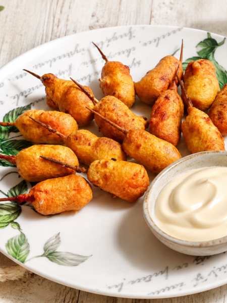 Crispy Battered Mini Sausages. mini salchichas rebozadas crujientes(1)