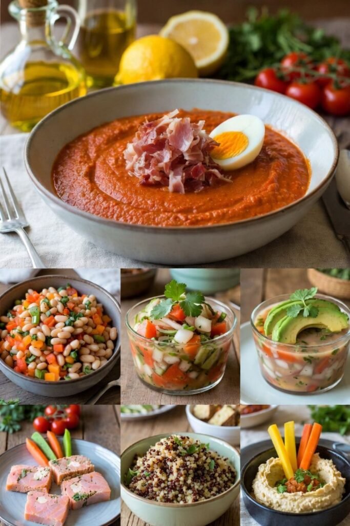 complete cold dishes platos fríos completos f complete cold dishes platos frios completos f