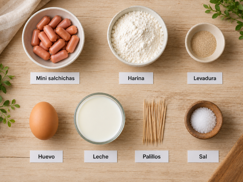 mini salchichas ingredientes