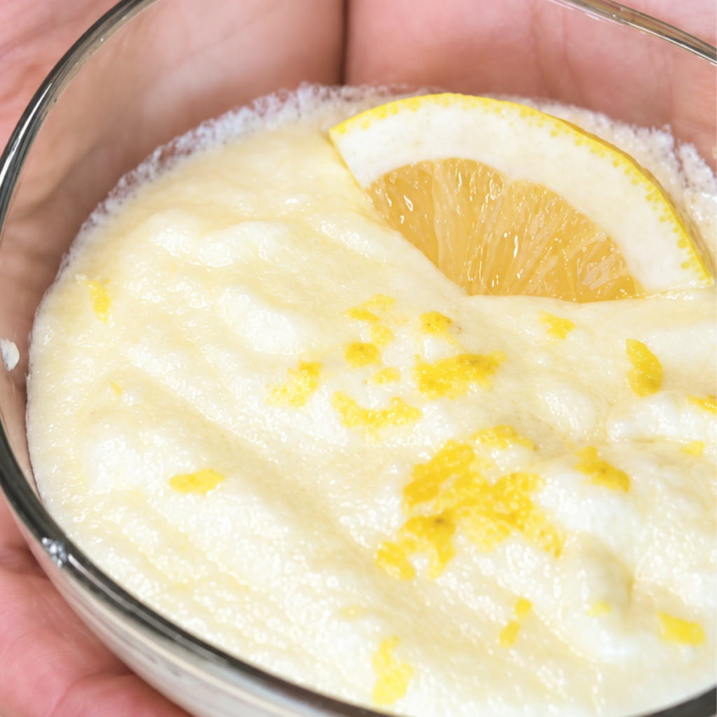 mousse de limón lemon mousse
