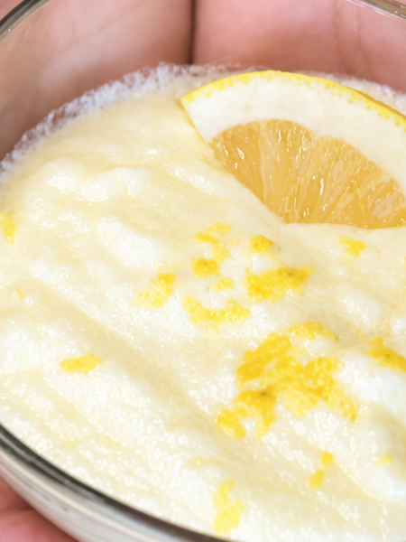 mousse de limón lemon mousse