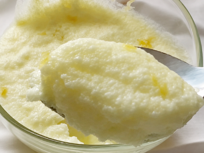 mousse de limón lemon mousse