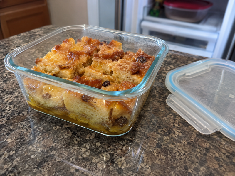 pudin de pan duro Creamy Stale Bread Pudding in Thermomix