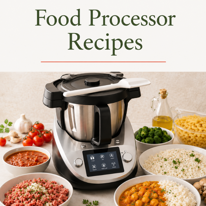 recetas caseras16) food processors