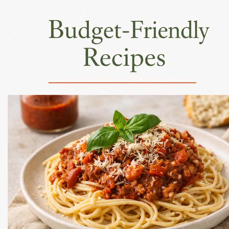 recetas caseras(21) on a budget
