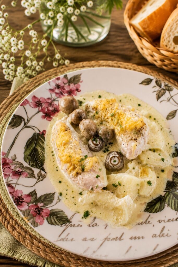 solomillos de pollo al horno Baked Chicken Tenderloins in Creamy Sauce 9 solomillos de pollo al horno Baked Chicken Tenderloins in Creamy Sauce