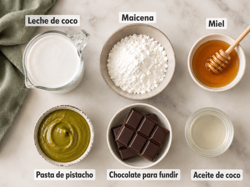 helados de pistacho tipo magnum ingredientes