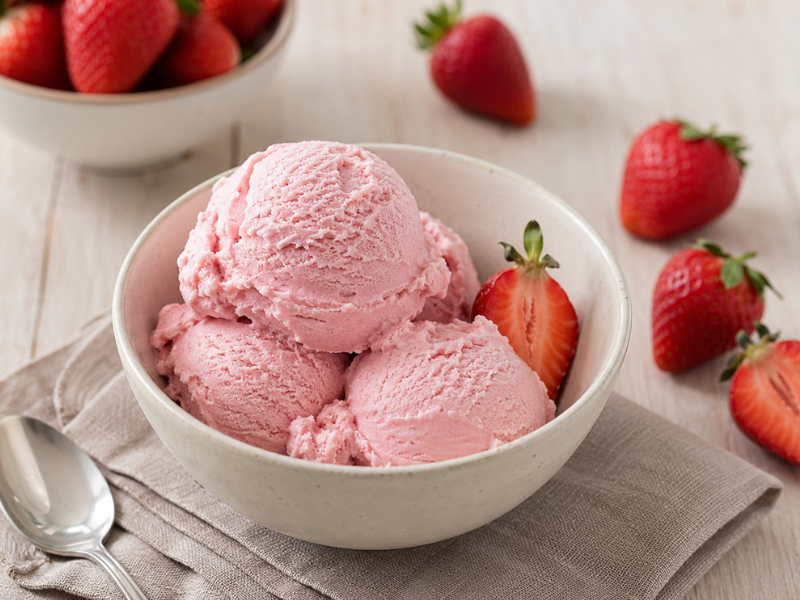 strawberry ice cream helado fresa mambo