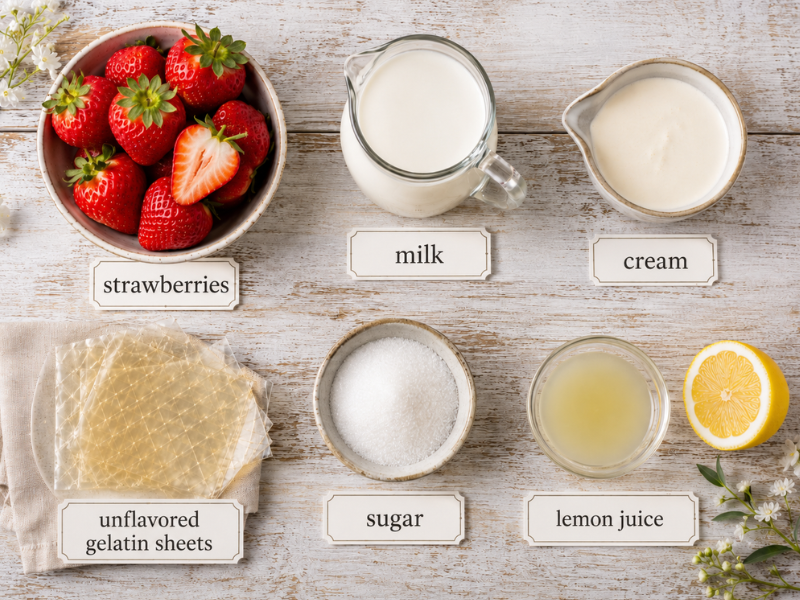 strawberry petit suisse ingredients