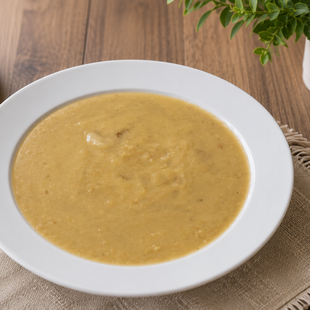 zucchini cream crema de calabacin. (6)