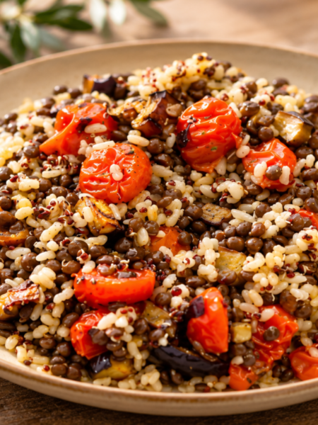 ensalada de lentejas lentil salad(