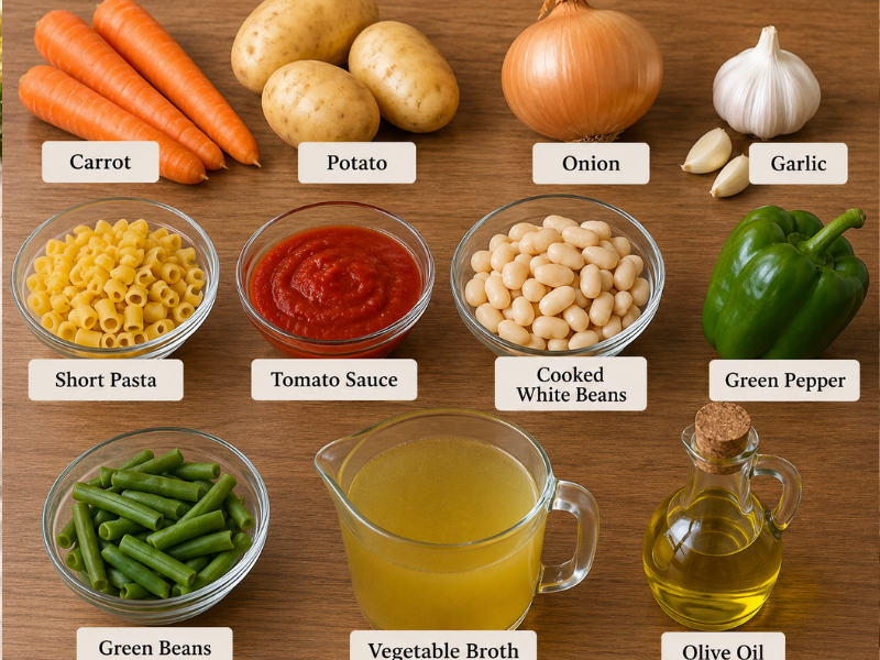 minestrone soup ingredients