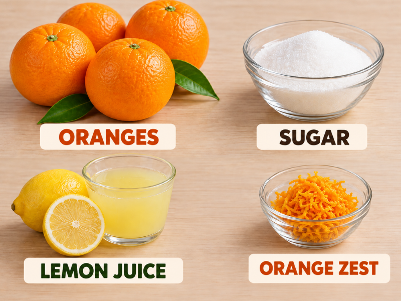 orange marmalade ingredients