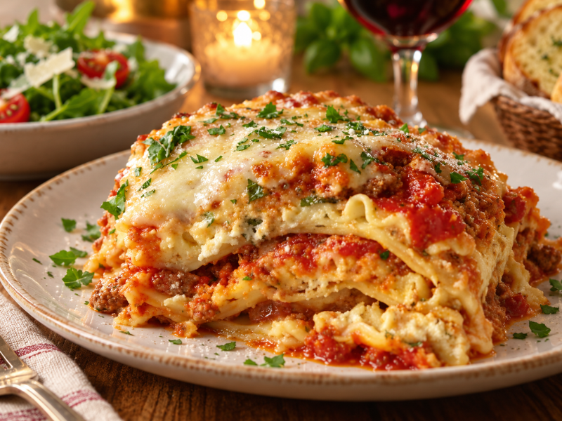 slow cooker lasagna lasana en ollla lenta